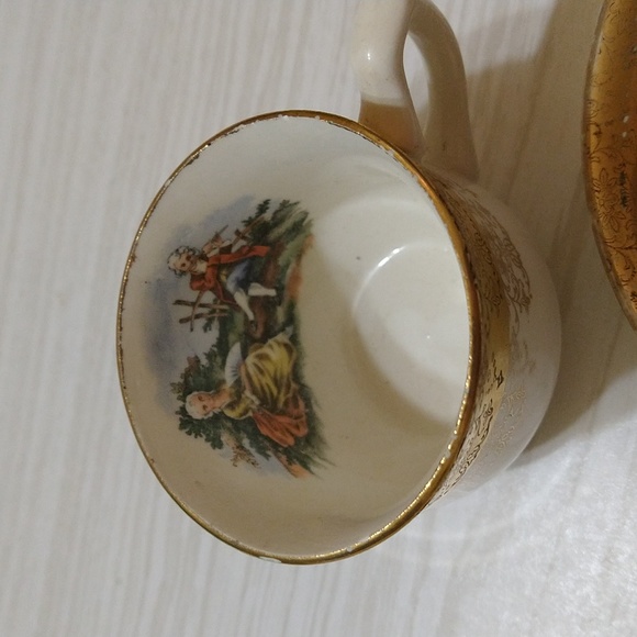 Vintage 1940's Royal China Tea Cup/Saucer & Cake Cutter - Picture 3 of 6